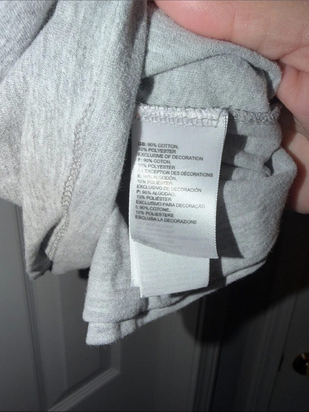 The North Face Heather Gray Short-Sleeve Logo Tee - Picture 7 of 7